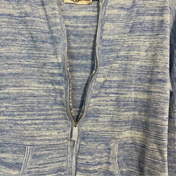 Ugg Willa Blue Night Sky Knit Full Zip Hoodie size Large - Picture 9 of 12